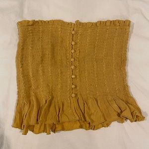 Ruffle tube top AE